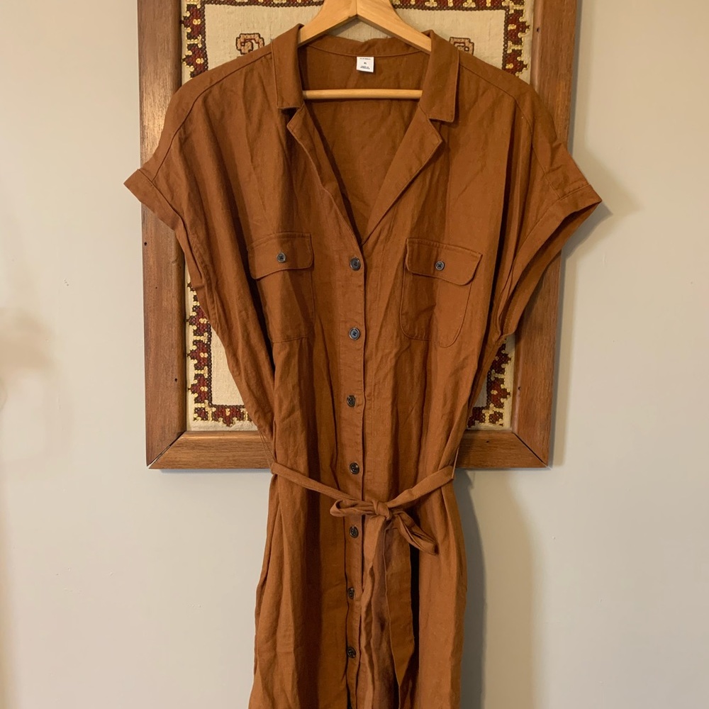 Old Navy linen blend dress